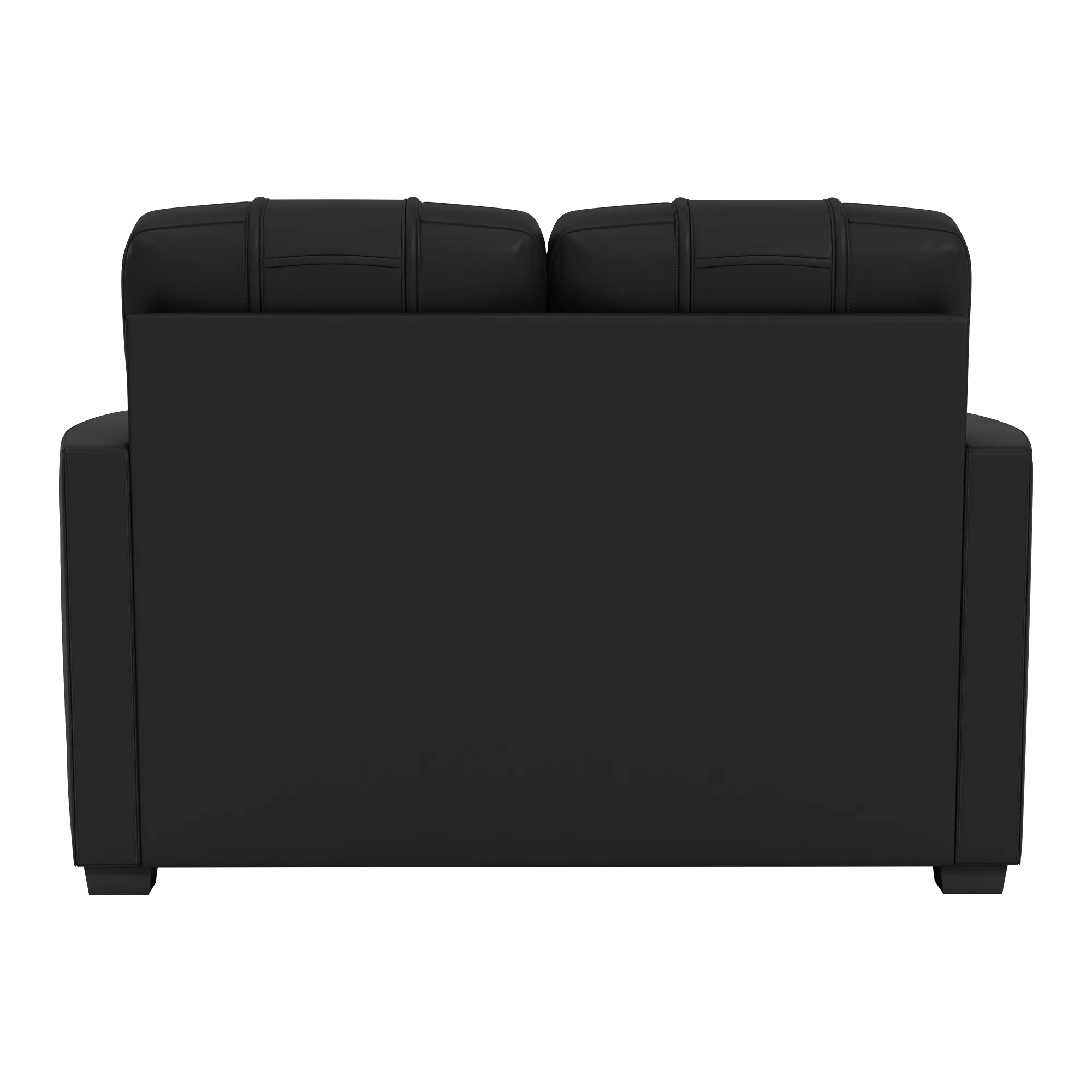 Silver Loveseat with Georgia Tech Yellow Jackets Alternate Buzz Logo
