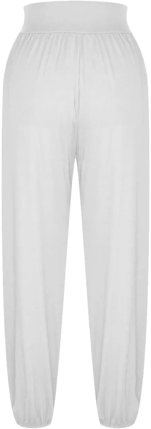 SMIDOW Women's Harem Pants Casual Loose Solid High Waist Yoga Pants Workout Running Joggers Sweatpants Comfy Lounge Trousers