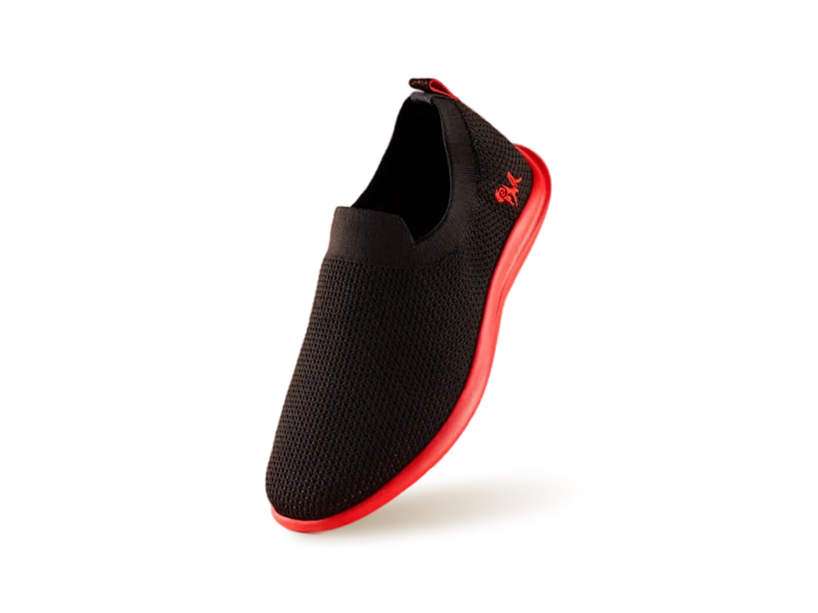 Spotlight Slip Ons : Hale Black / Red Sole