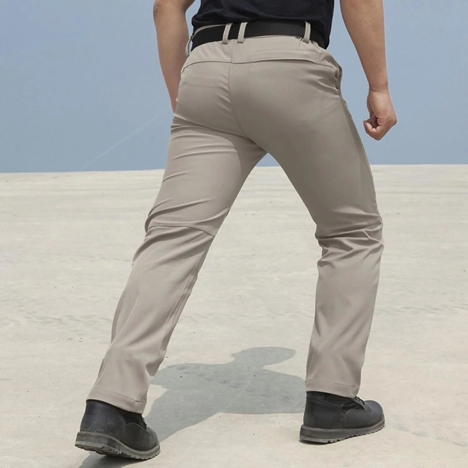 Spring Outdoor Men's Casual Pants Slim Elastic Running Loose Athletic Pants