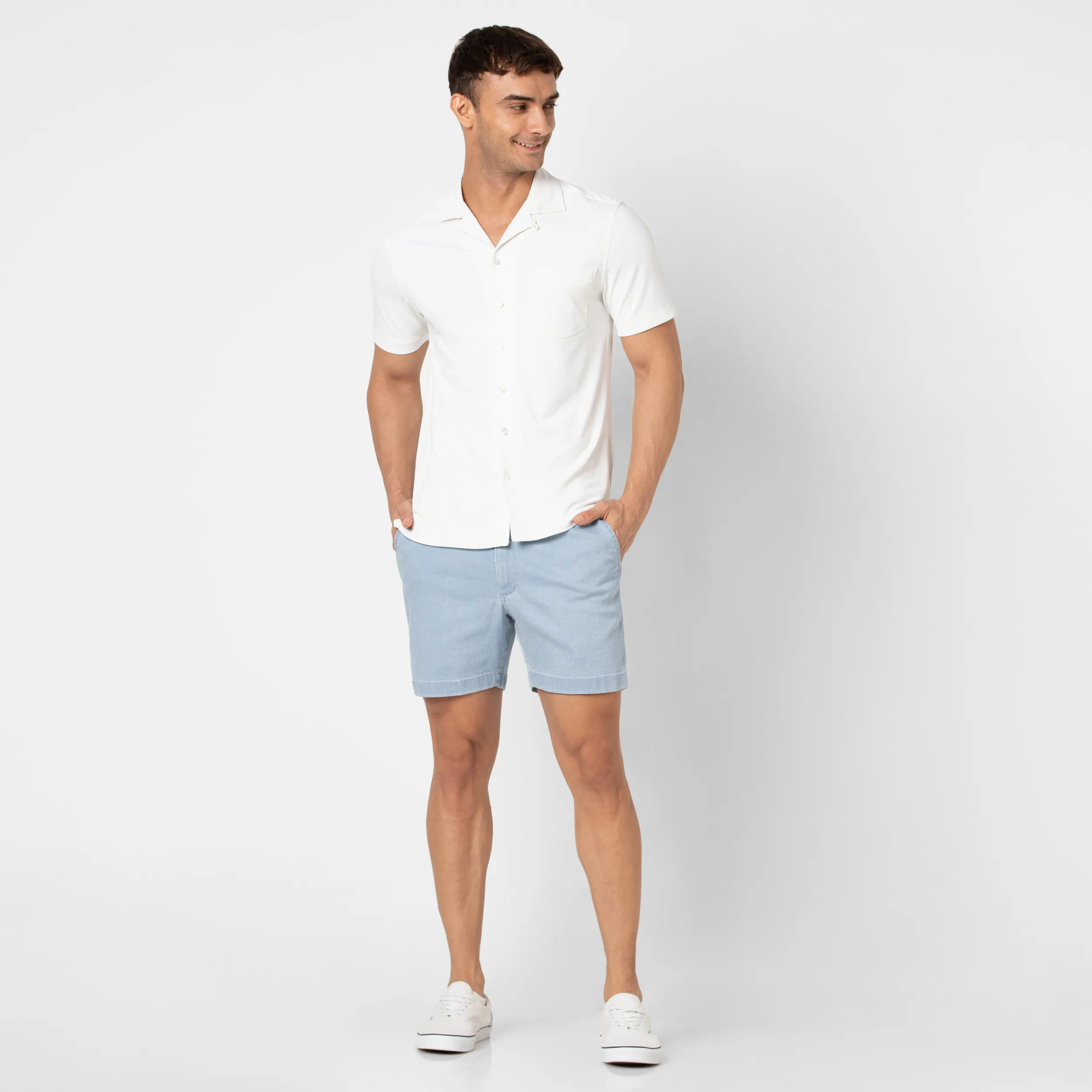 Stretch Denim Short