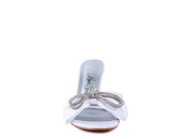 Such a Lady- Bow Accent Fashion  Mules