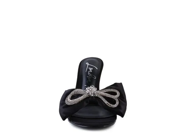 Such a Lady- Bow Accent Fashion  Mules