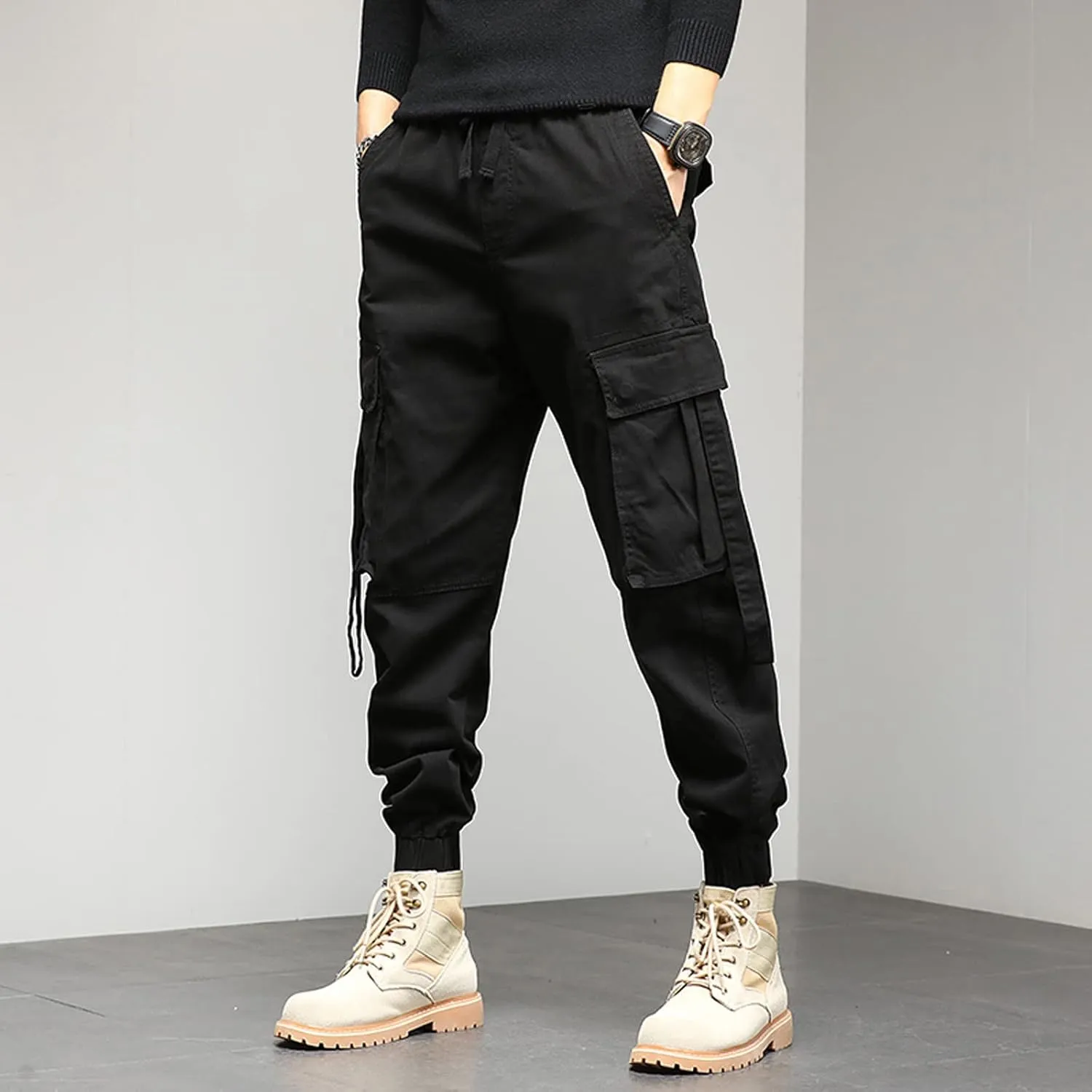 Sweatpant for Men with Pockets Waist Trousers Streetwear Work Pant Athletic Sweatpants with Pockets Men Joggers Pants
