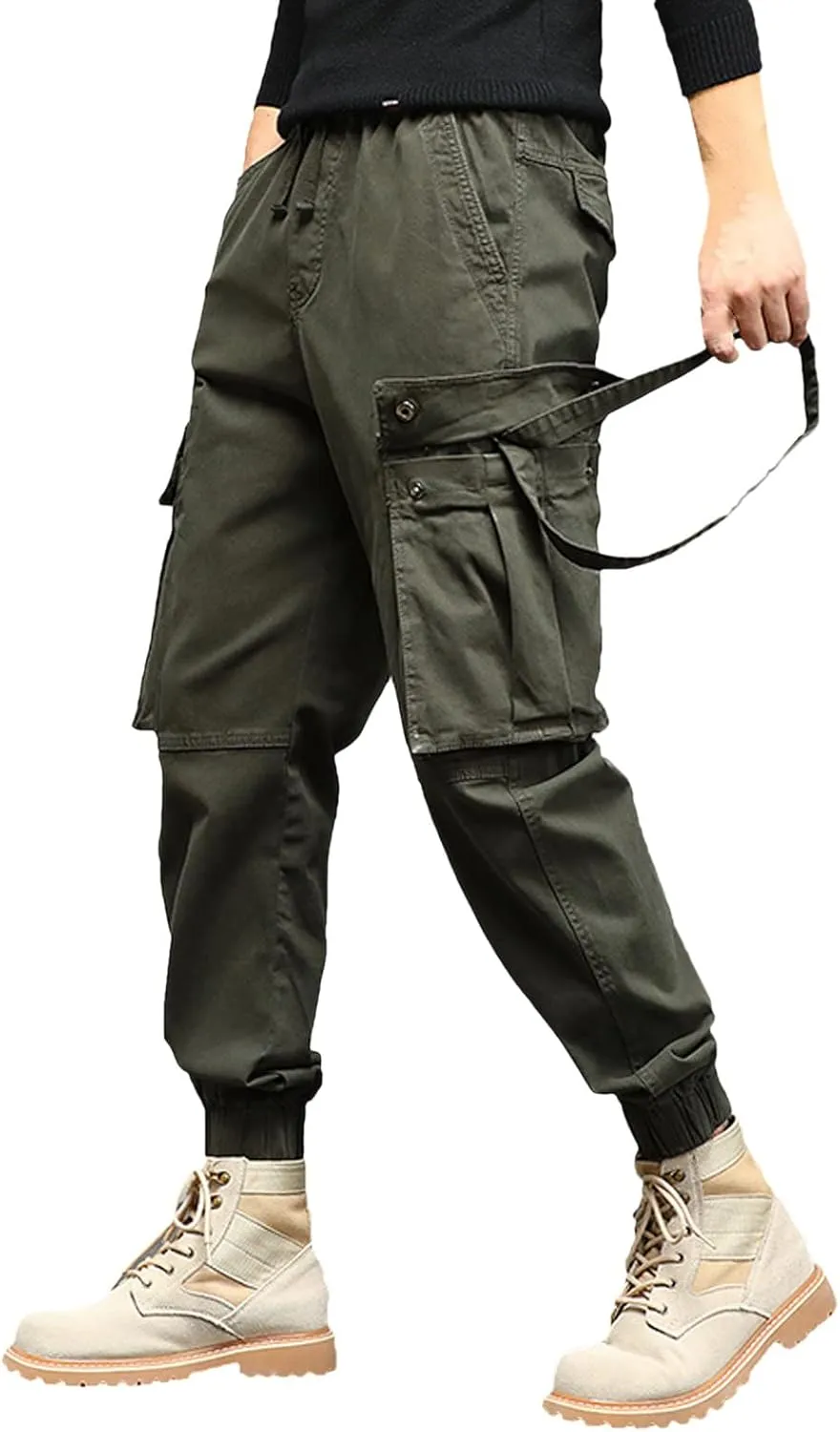 Sweatpant for Men with Pockets Waist Trousers Streetwear Work Pant Athletic Sweatpants with Pockets Men Joggers Pants