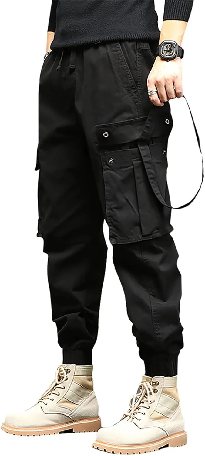 Sweatpant for Men with Pockets Waist Trousers Streetwear Work Pant Athletic Sweatpants with Pockets Men Joggers Pants