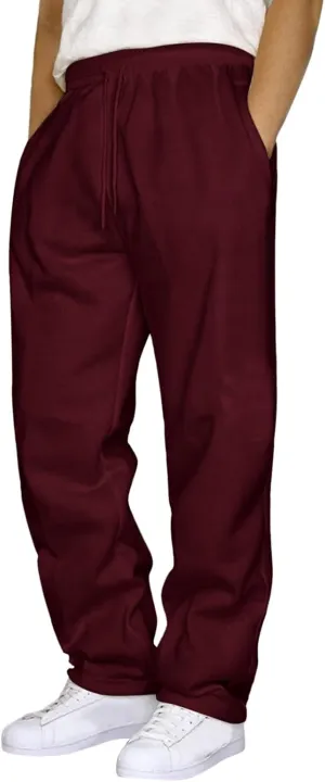 Sweatpants for Men Jogger, Men's Sweatpants Tapered Gym Running Workout Pants Workout Drawstring Lightweight Sports Trousers