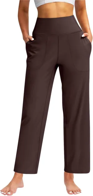 Sweatpants Women, High Waisted Casual Trousers Sweatpants Trendy Pants with Pockets Workout