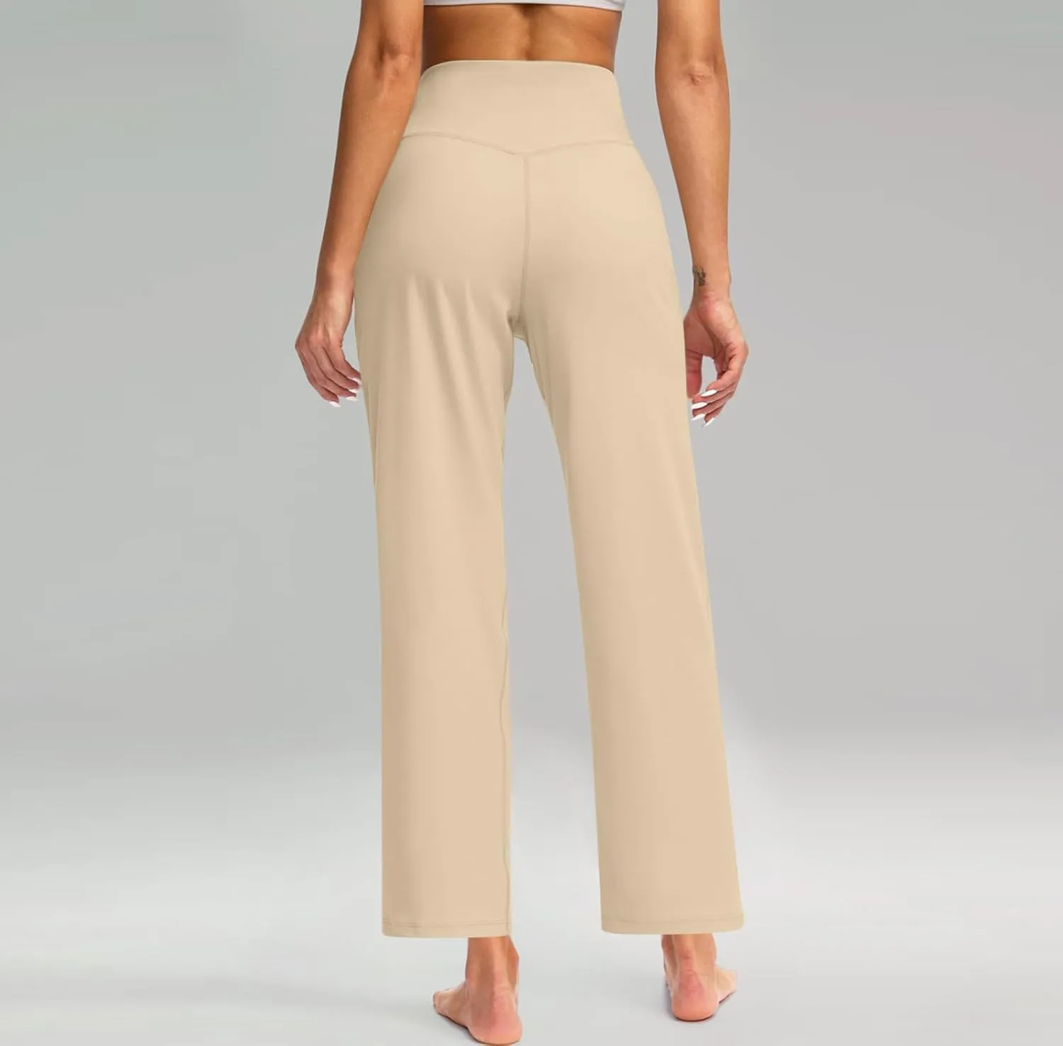 Sweatpants Women, High Waisted Casual Trousers Sweatpants Trendy Pants with Pockets Workout