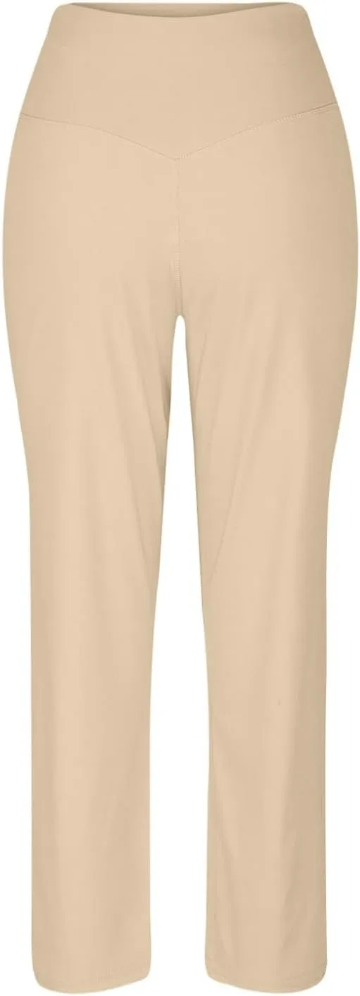 Sweatpants Women, High Waisted Casual Trousers Sweatpants Trendy Pants with Pockets Workout