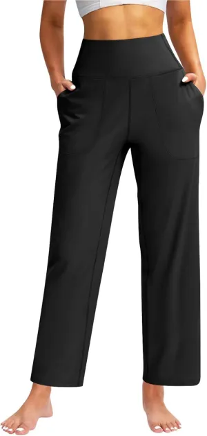 Sweatpants Women, High Waisted Casual Trousers Sweatpants Trendy Pants with Pockets Workout