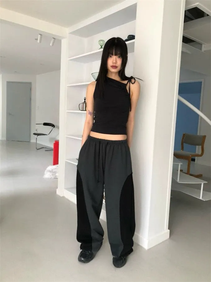 Tanisha One-Shoulder Drawstring Camisole Top