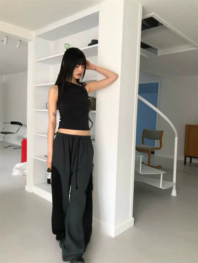 Tanisha One-Shoulder Drawstring Camisole Top