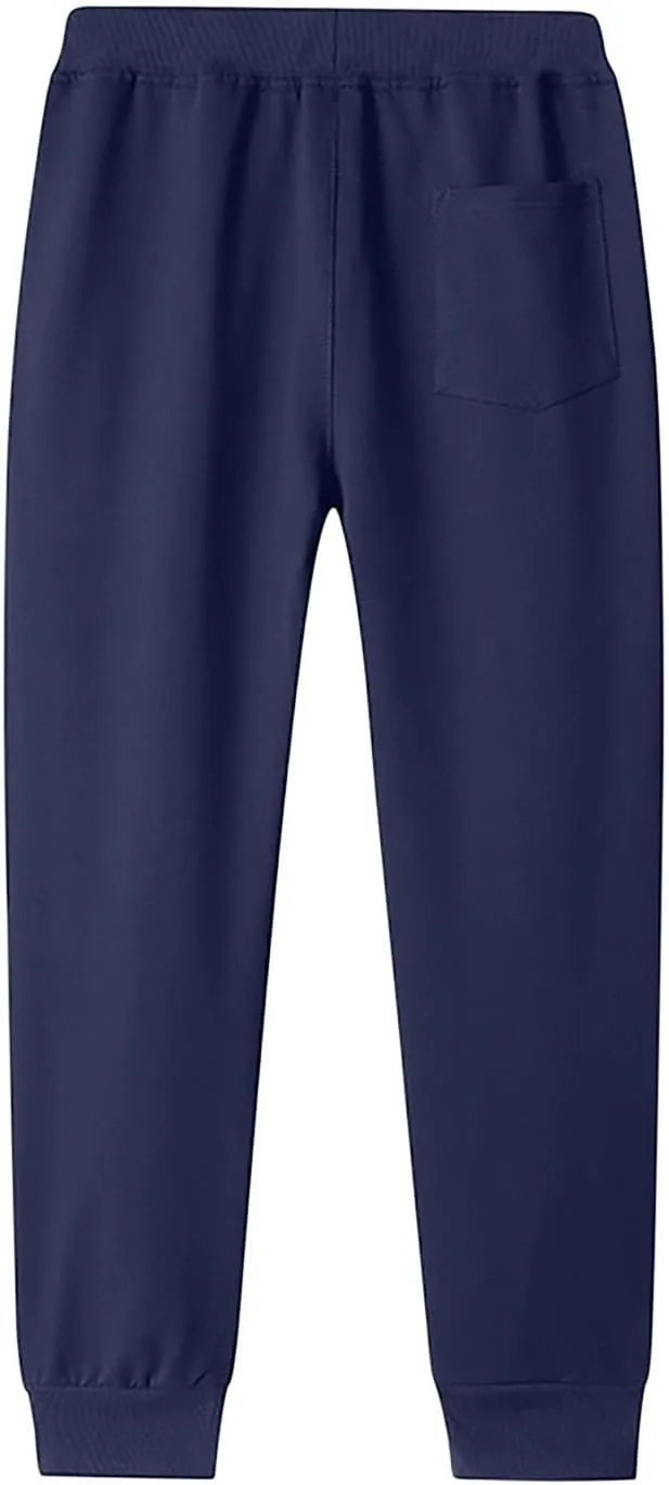 Thin Sweatpants for Men Tapered Joggers Pants with Zip Pockets Drawstring Slim Fit Workout Running Gym Sweat Pants