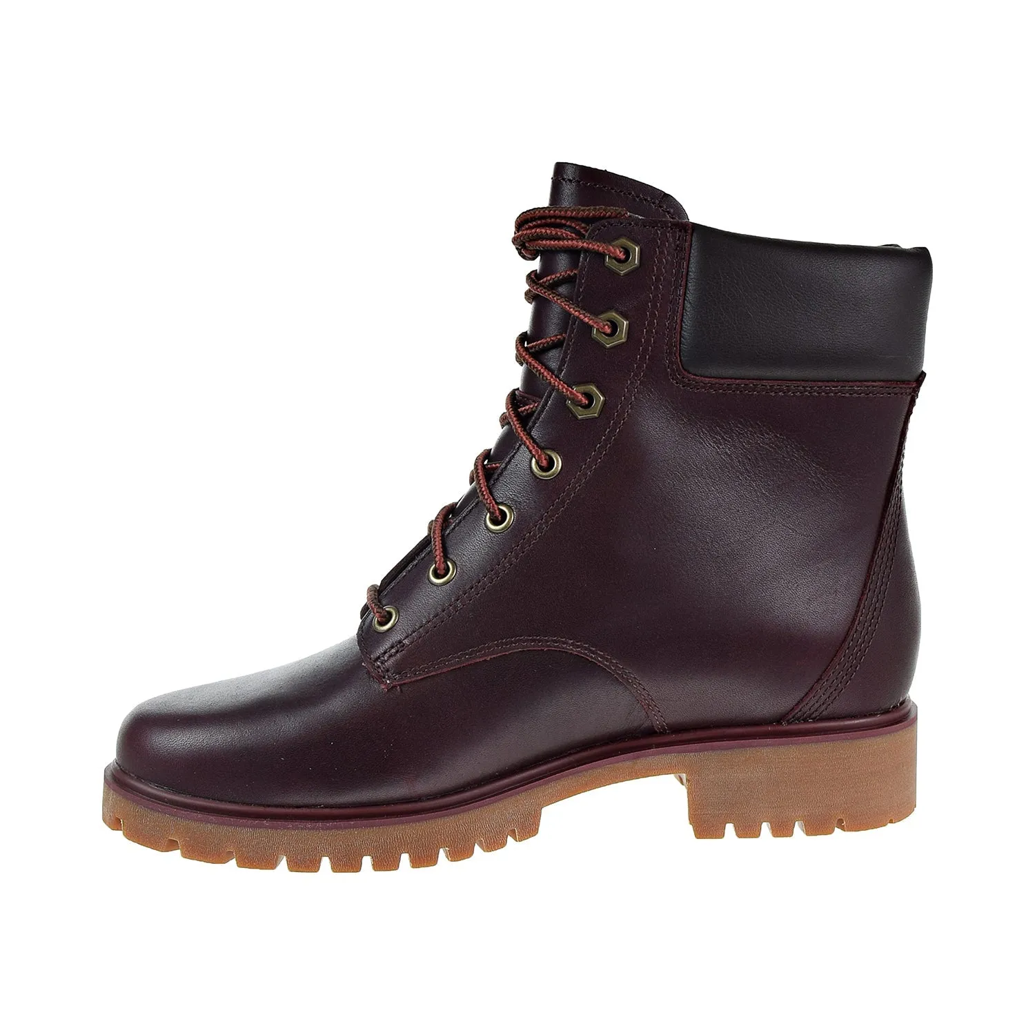 Timberland Jayne 6" Waterproof Women's Boots Burgundy Full Grain