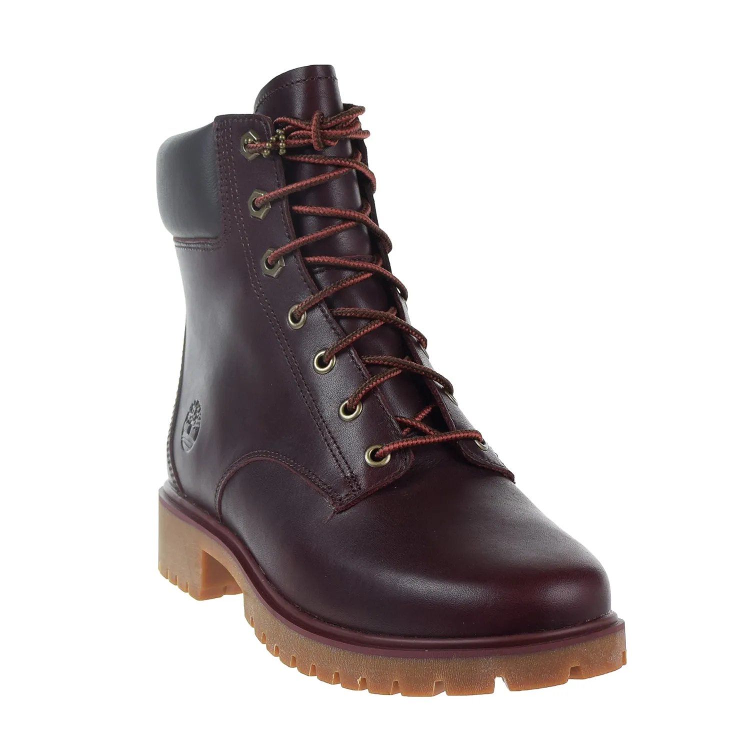 Timberland Jayne 6" Waterproof Women's Boots Burgundy Full Grain