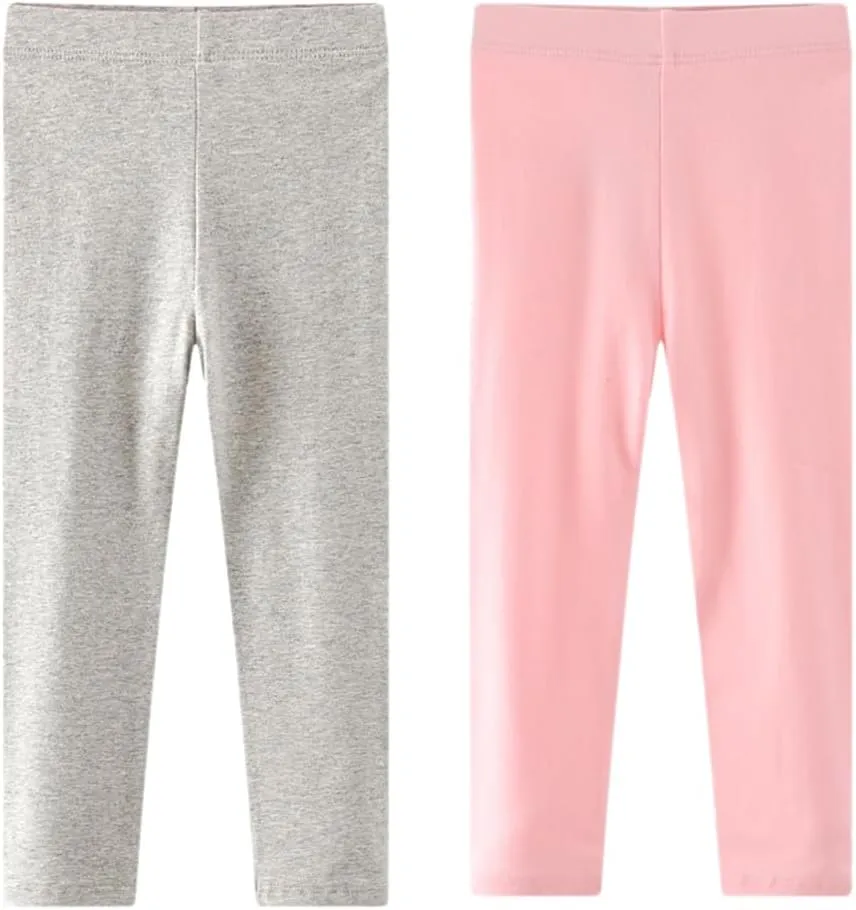 Toddler Girls Leggings Cotton Long Pants for Girl 2-7T