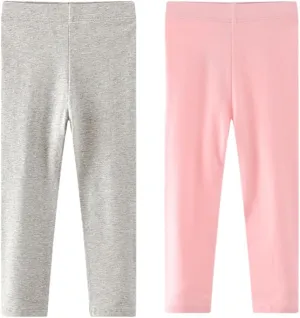 Toddler Girls Leggings Cotton Long Pants for Girl 2-7T