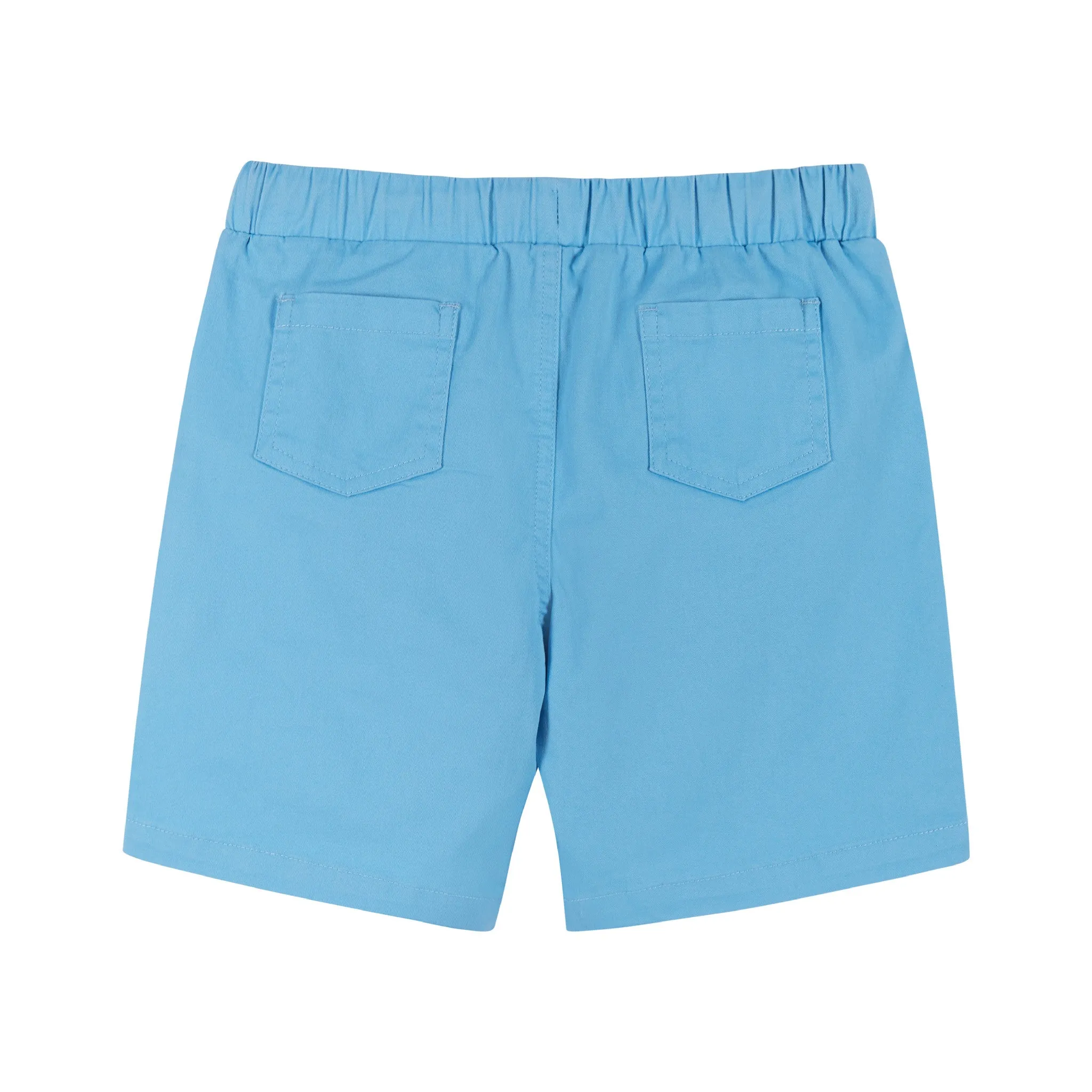 Twill Drawstring Short | Light Blue