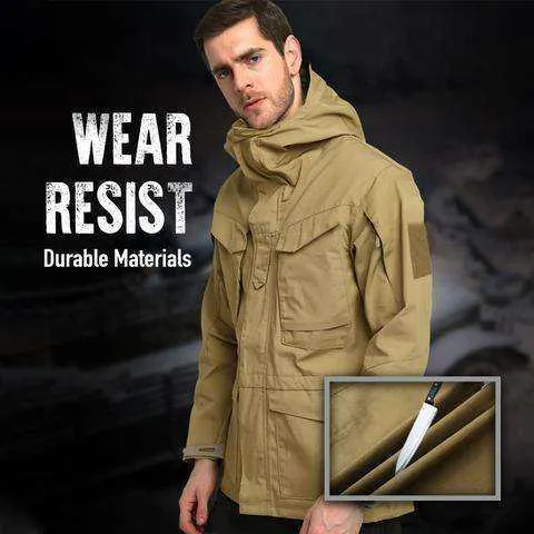 Ultimate Tactical Aesthetic Military Waterproof Jacket For Men