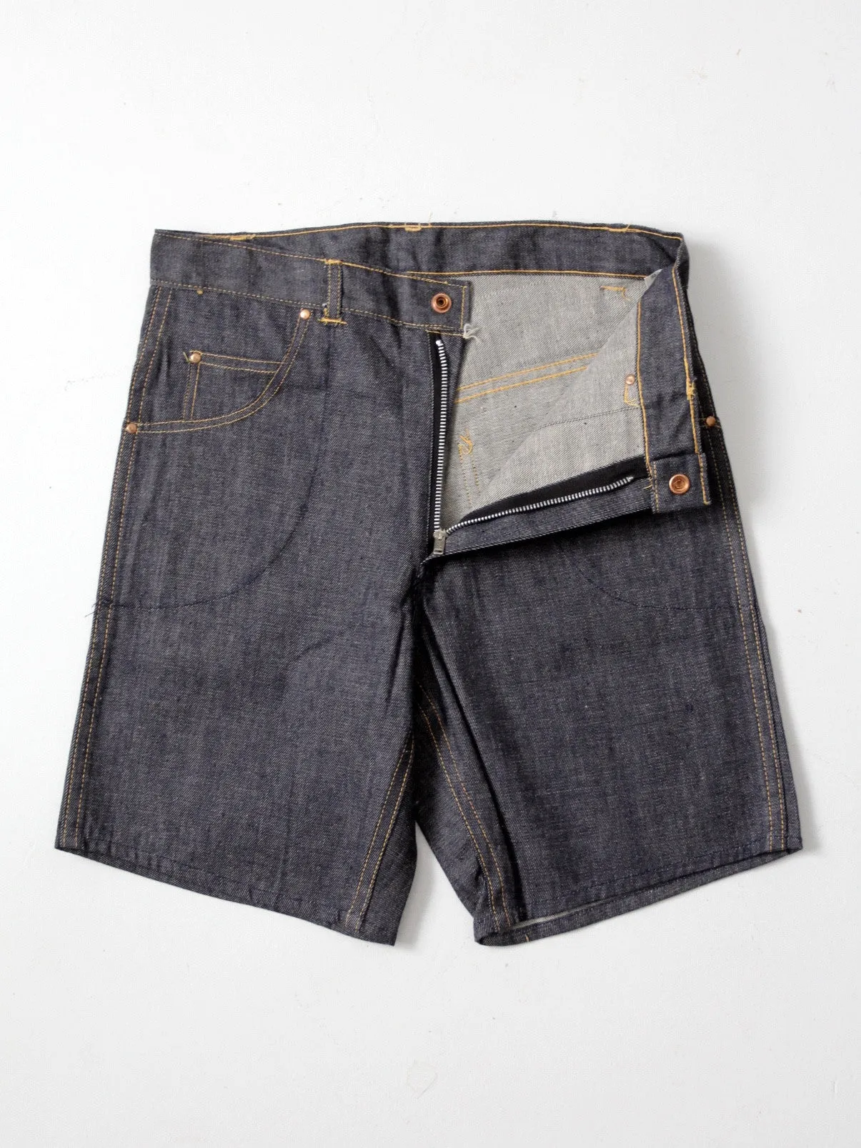 vintage 60s Saddle Busters denim shorts