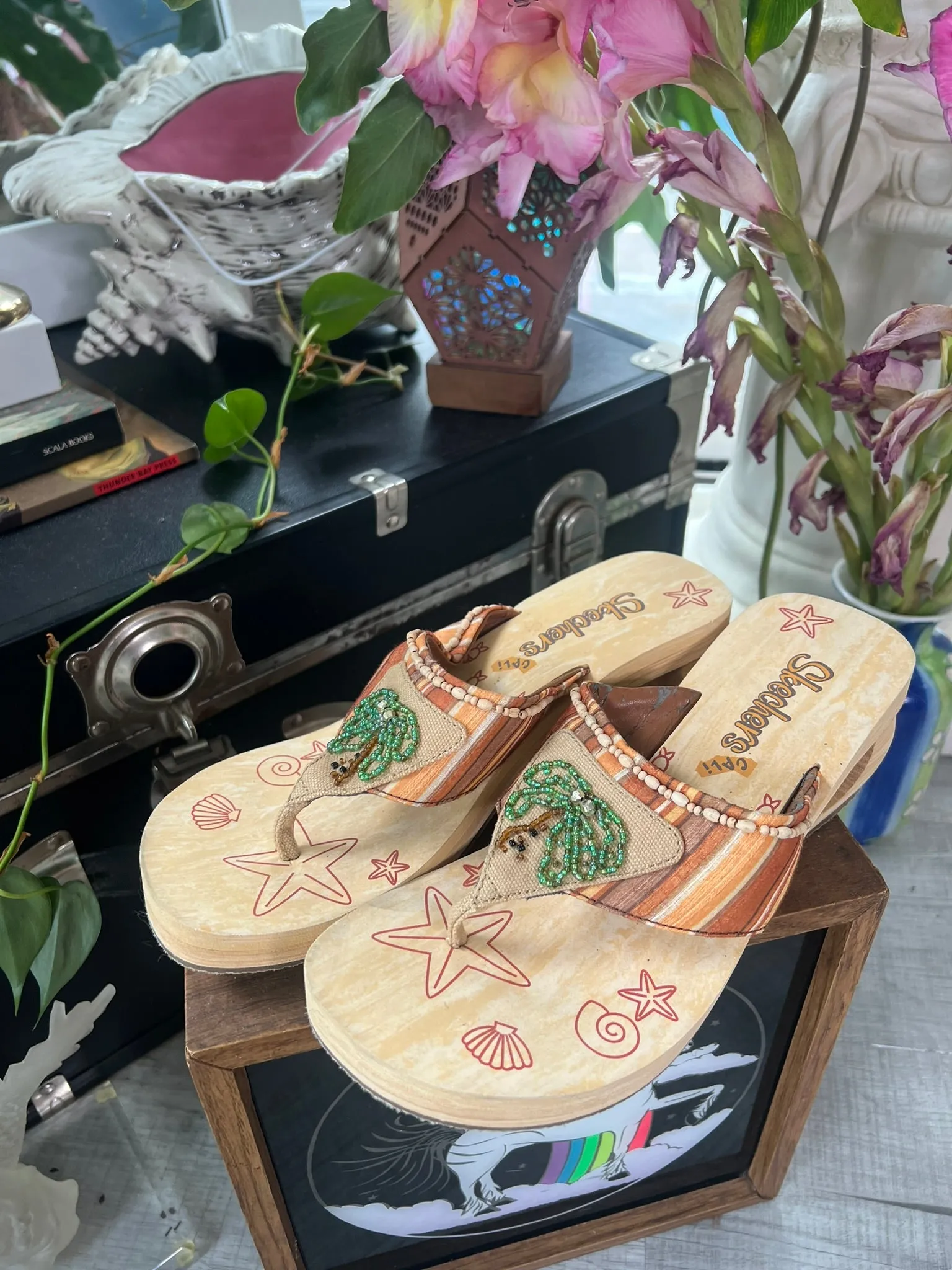 Vintage Y2K Sketchers Beaded Wedges