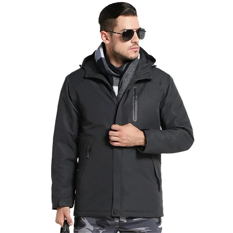Winter Unisex Thick USB Heating Cotton Jackets