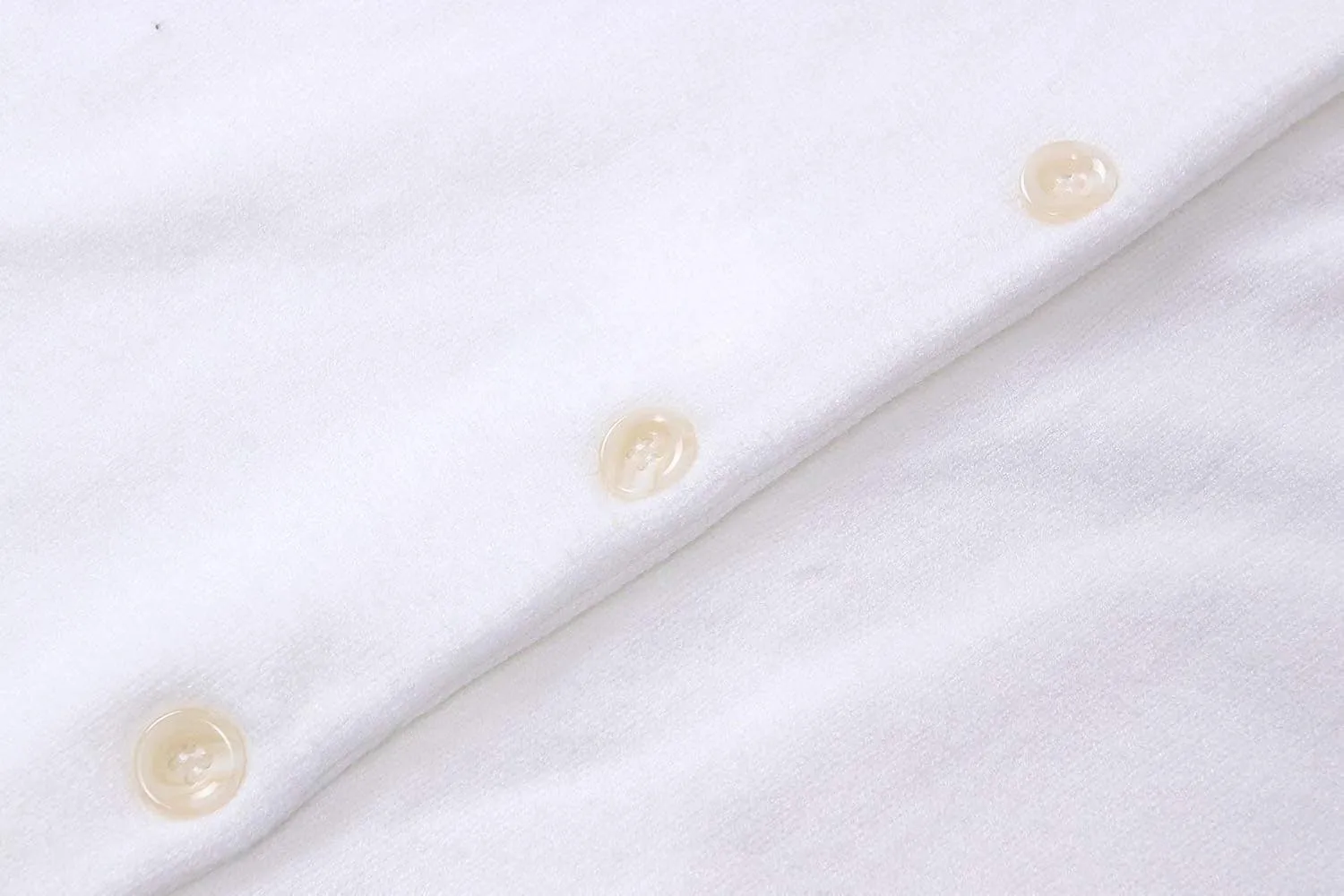 Women Thick Button Down Cardigan Sweaters Crew Neck Medium Weight Long Sleeve