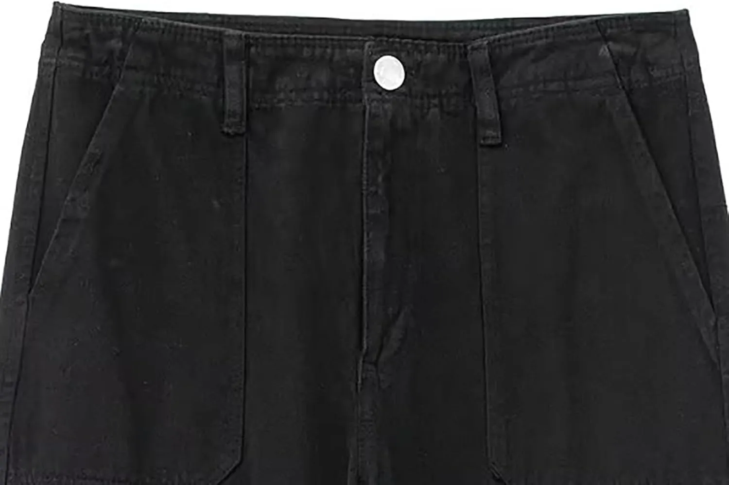 Women's Cargo Pants High Waisted Baggy Cargo Jeans Casual Pockets Straight Wide Leg Y2k Streetwear Trendy Trousers