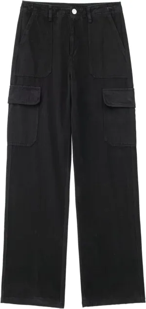 Women's Cargo Pants High Waisted Baggy Cargo Jeans Casual Pockets Straight Wide Leg Y2k Streetwear Trendy Trousers