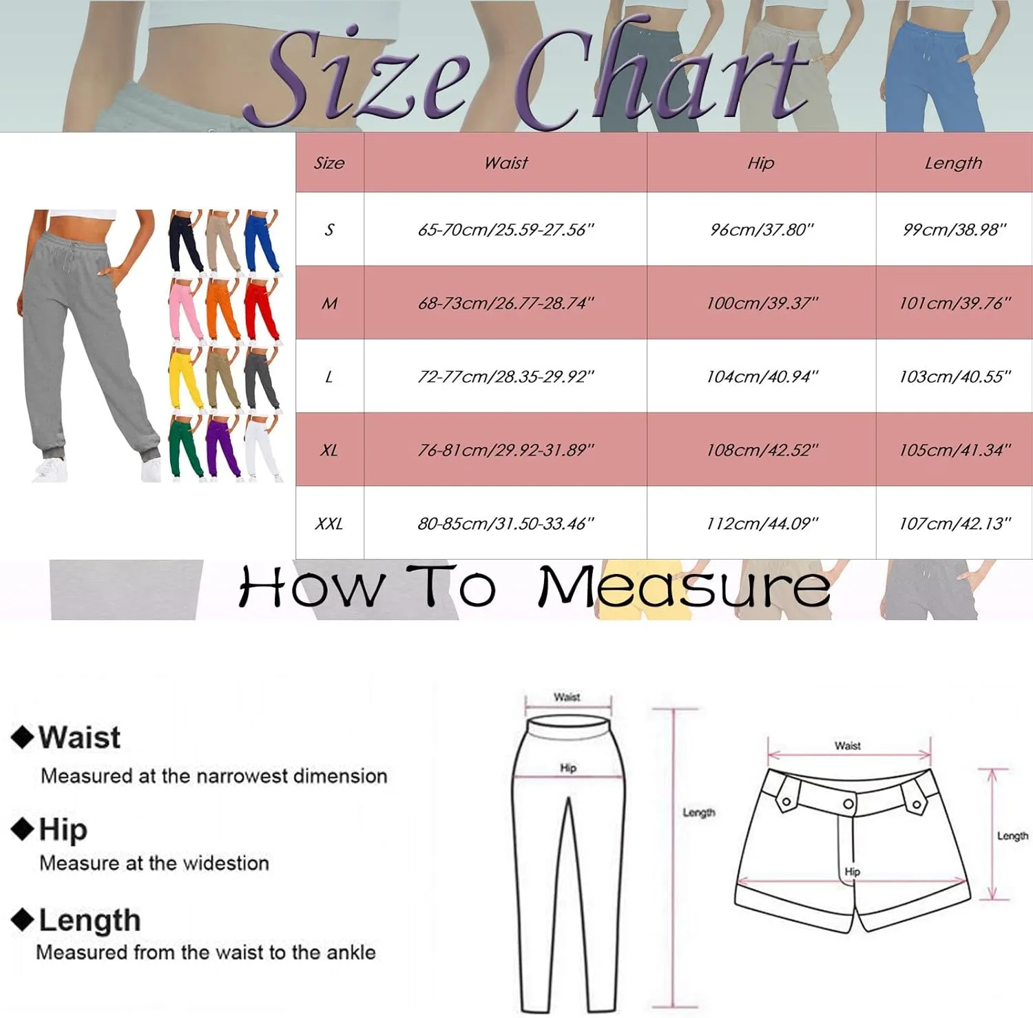 Women's Cotton Linen Summer Y2K Streetwear Palazzo Pants Elastic Waisted Bootcut Loose Fit Trouser Work Business