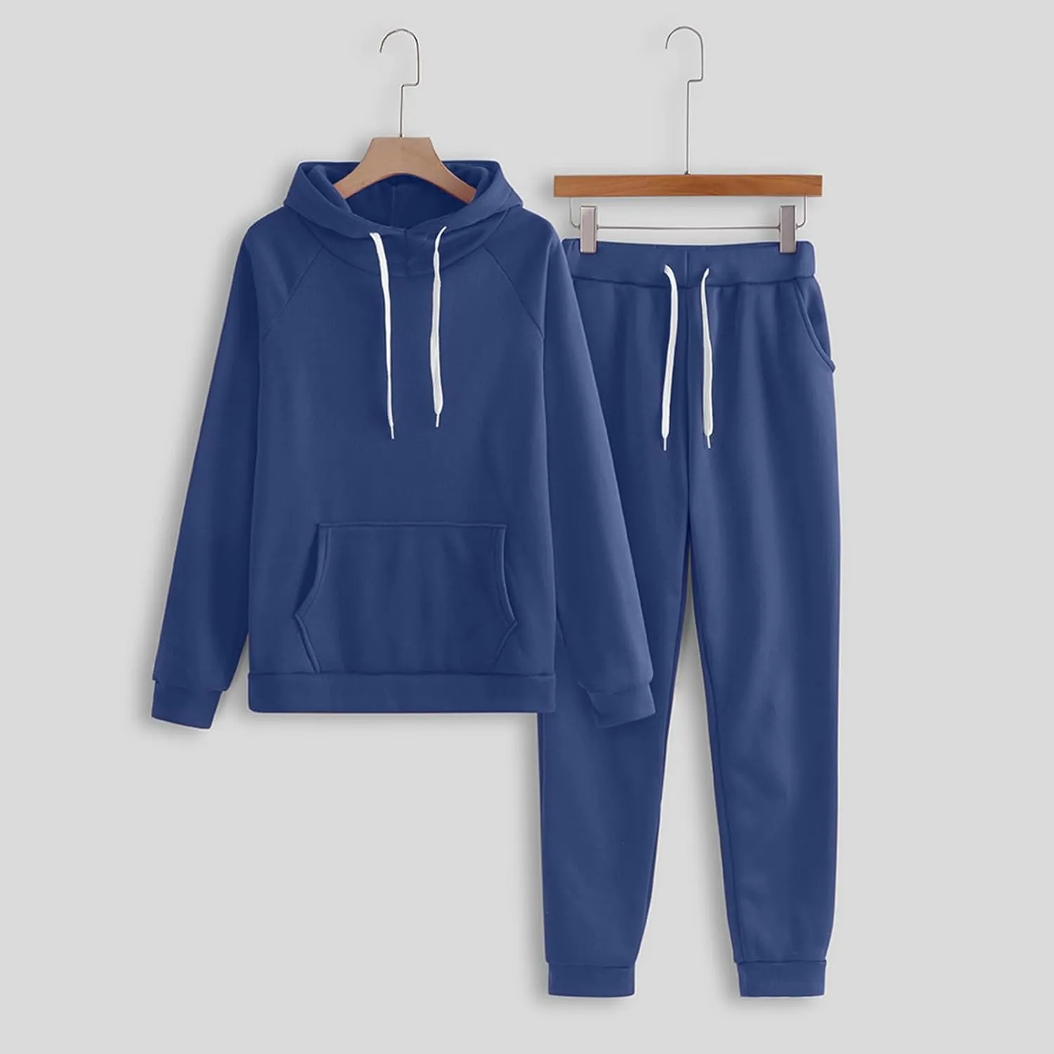 Women's Fashion Outfits Long Sleeve V Neck Printed Workout Hoodie Sweatshirt Long Pants Tracksuits