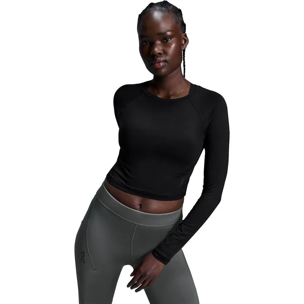 Womens Movement Long-T Crop - Black