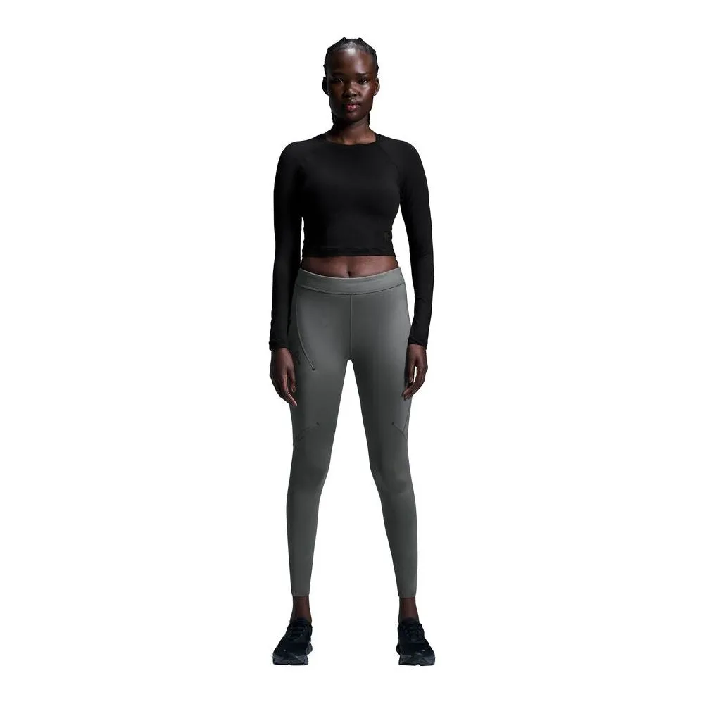 Womens Movement Long-T Crop - Black
