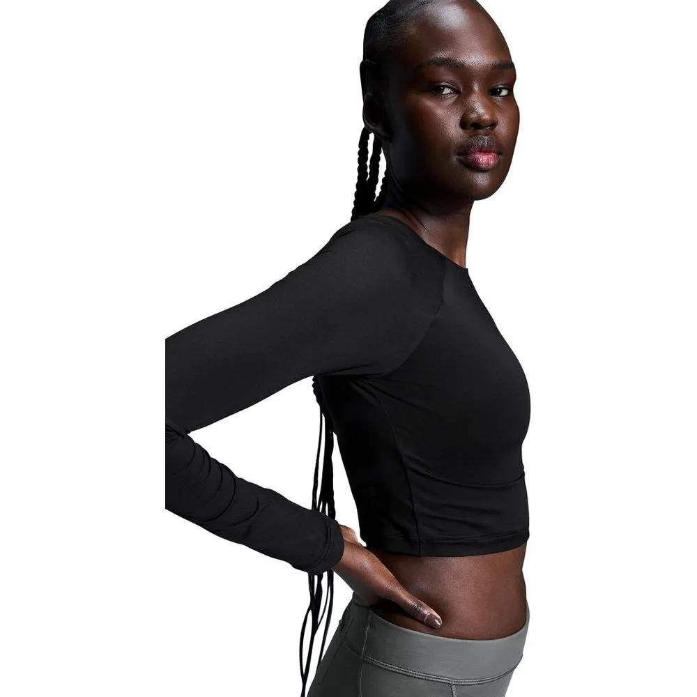Womens Movement Long-T Crop - Black