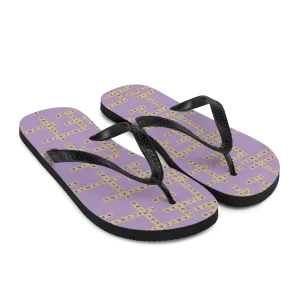 Word Tile Pilates Flip-Flops