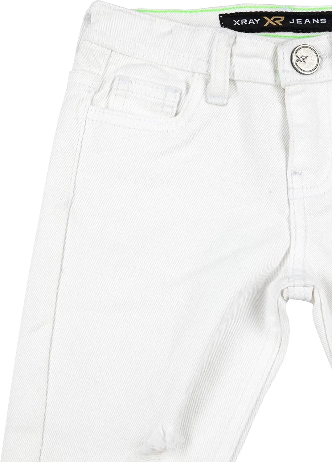 X RAY Boys Distressed Jeans (2T-16), Big Boy & Little Kids Stretch Slim Fit Pants, Ripped Denim Jeans for Boys