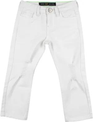 X RAY Boys Distressed Jeans (2T-16), Big Boy & Little Kids Stretch Slim Fit Pants, Ripped Denim Jeans for Boys