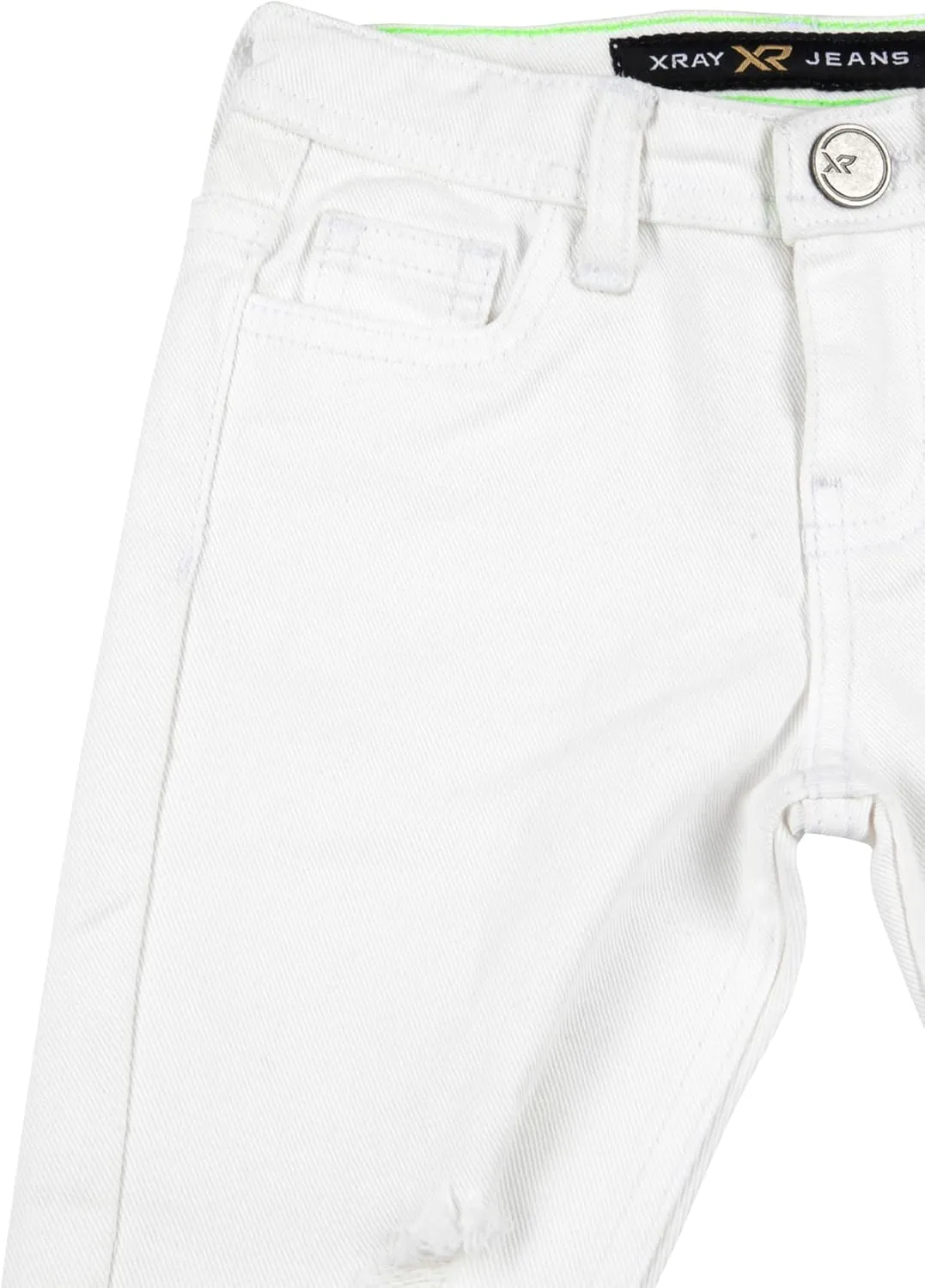 X RAY Boys Distressed Jeans (2T-16), Big Boy & Little Kids Stretch Slim Fit Pants, Ripped Denim Jeans for Boys