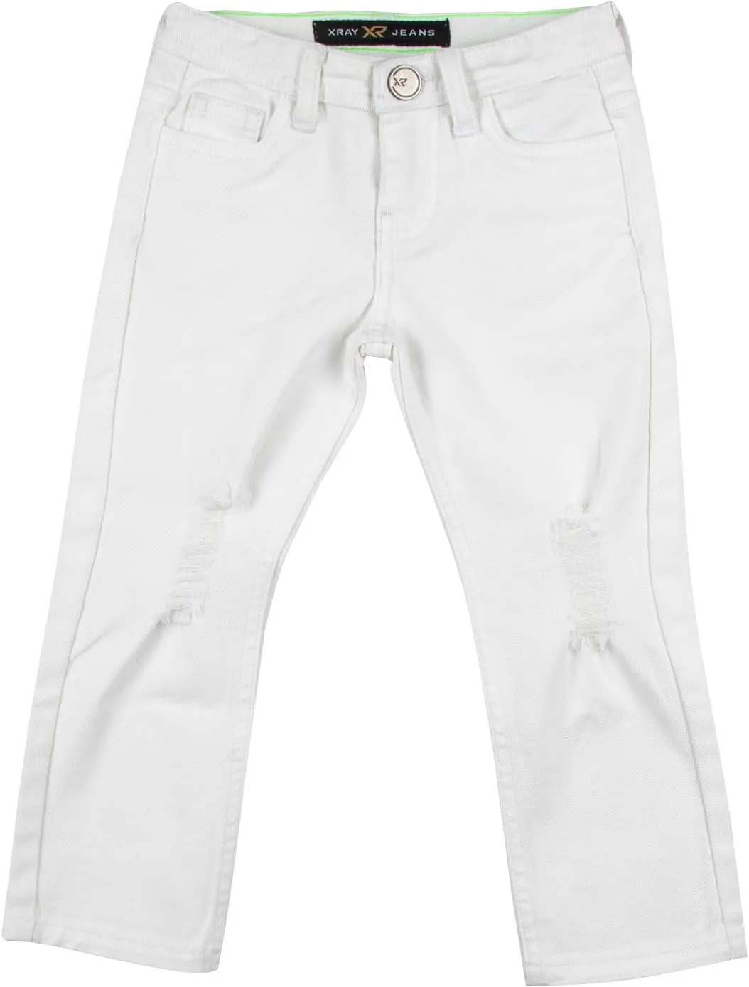 X RAY Boys Distressed Jeans (2T-16), Big Boy & Little Kids Stretch Slim Fit Pants, Ripped Denim Jeans for Boys