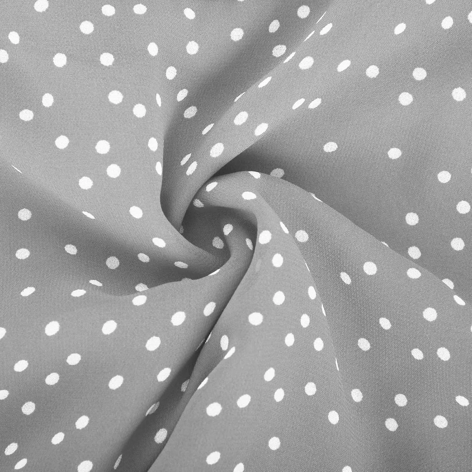 XUNRYAN Bohemian Dresses Women 2024 Summer Casual V-Neck Polka Dots Chiffon Wrap Midi Dress Below Knee Length Trendy Sundress