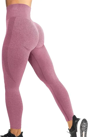 YEOREO Women Seamless Workout Leggings Gym High Waist Yoga Pants