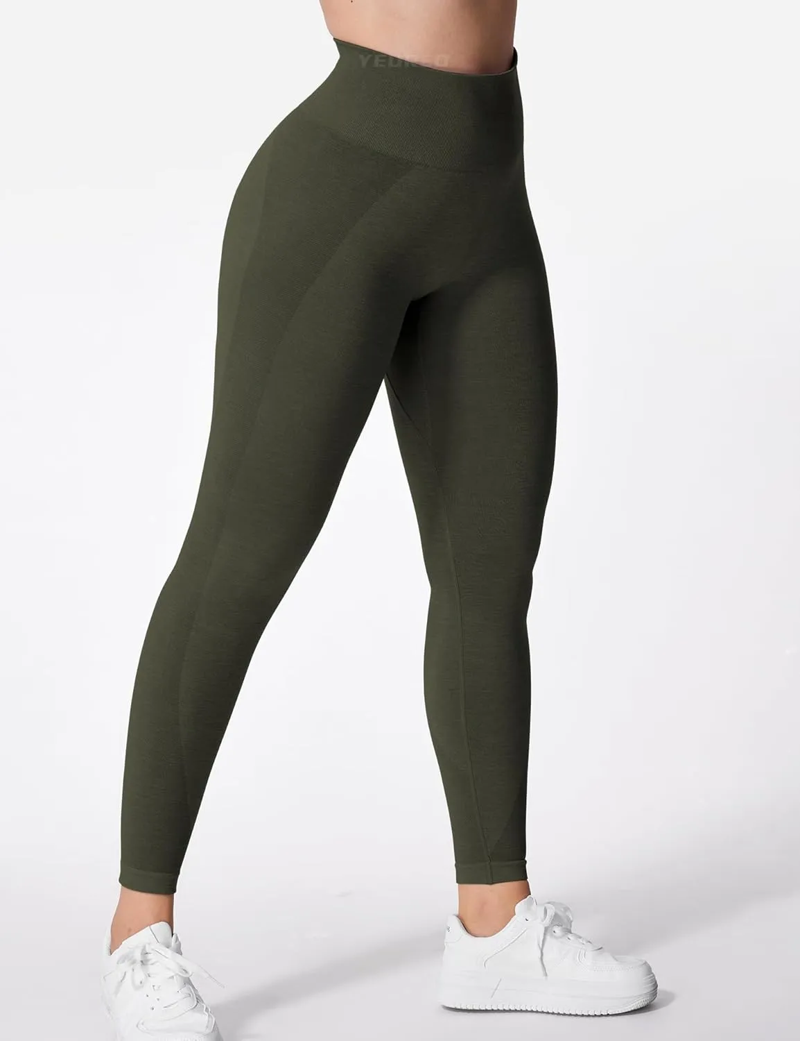 YEOREO Women Seamless Workout Leggings Gym High Waist Yoga Pants