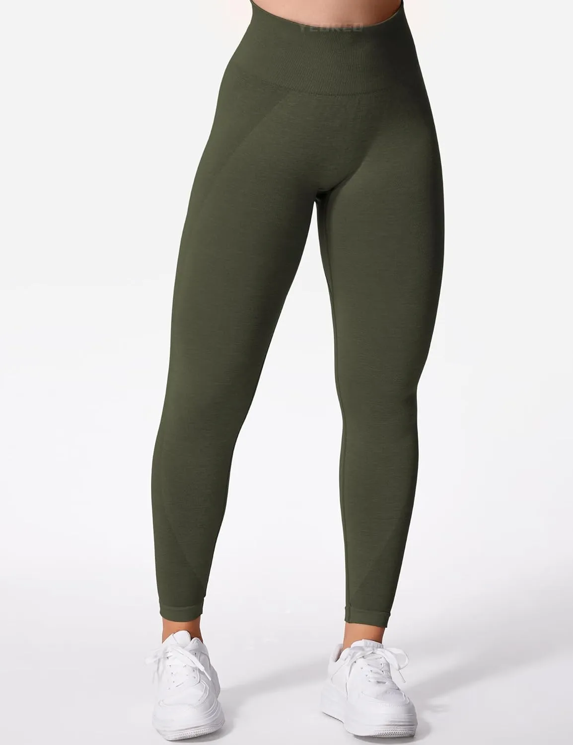 YEOREO Women Seamless Workout Leggings Gym High Waist Yoga Pants