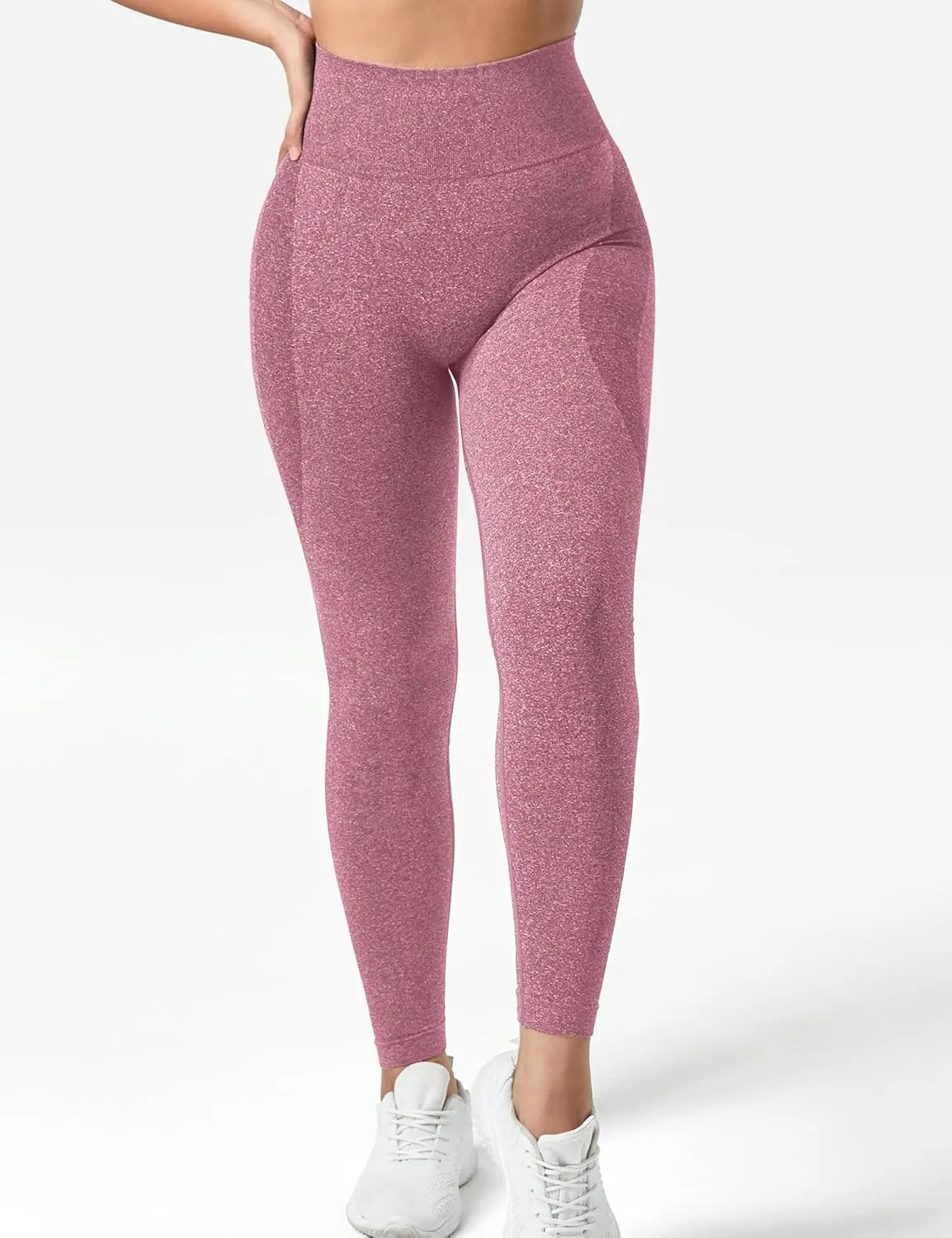 YEOREO Women Seamless Workout Leggings Gym High Waist Yoga Pants
