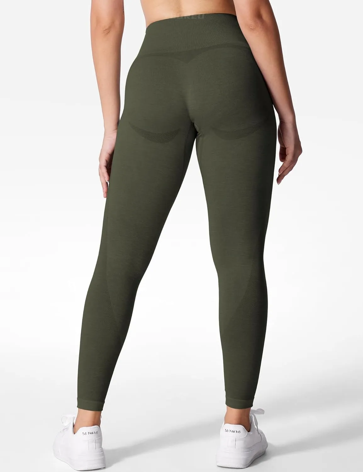 YEOREO Women Seamless Workout Leggings Gym High Waist Yoga Pants