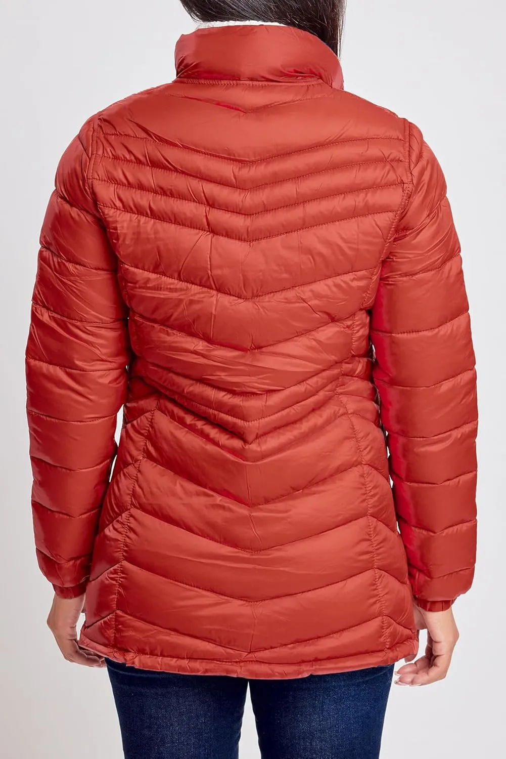 YMI Jeans Women's Winter Reversible Puffer Jacket