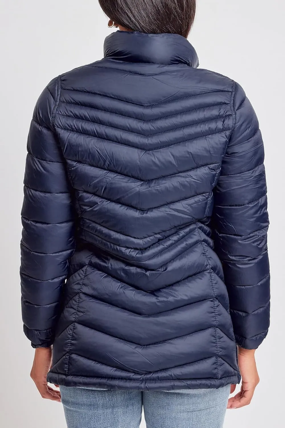 YMI Jeans Women's Winter Reversible Puffer Jacket