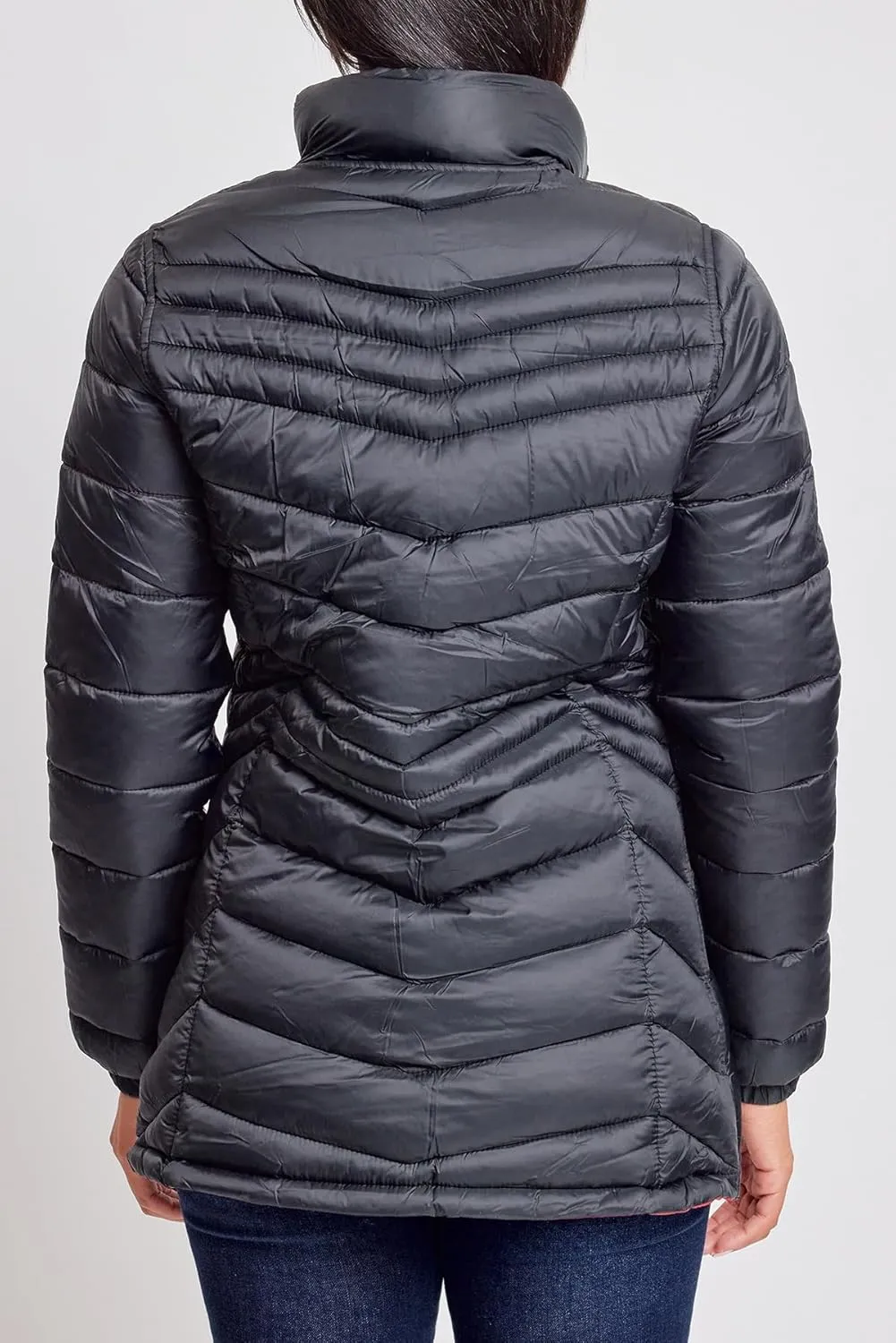 YMI Jeans Women's Winter Reversible Puffer Jacket